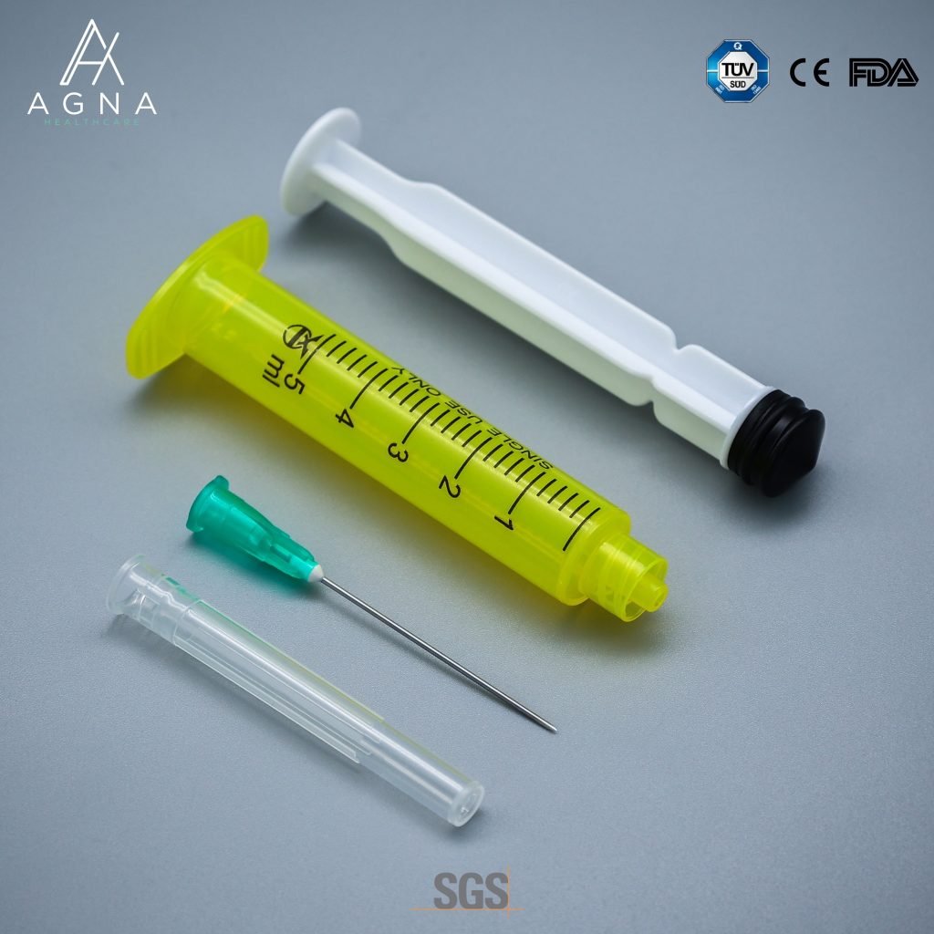 Disposable Lightproof Syringe Luer Lock5 ml - Agna Healthcare